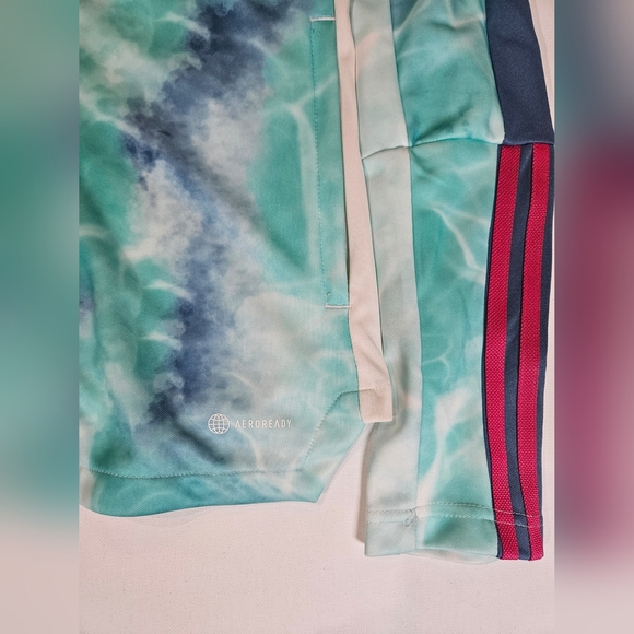 Adidas Womens Tie-Dye Jacket XS Windbreaker Moisture Wicking Activewear - Picture 7 of 10